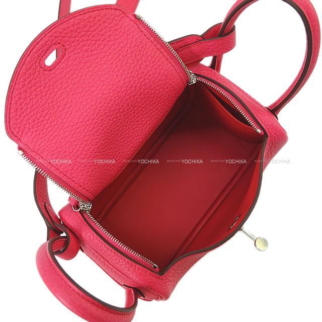 HERMES エルメス 2Way ショルダーバッグ リンディ ミニ 20 ローズエクストリーム トリヨン シルバー金具 新品