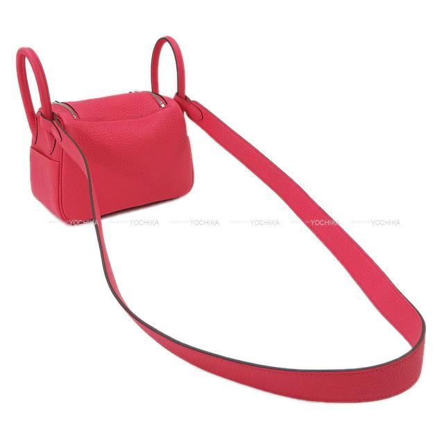 HERMES エルメス 2Way ショルダーバッグ リンディ ミニ 20 ローズエクストリーム トリヨン シルバー金具 新品