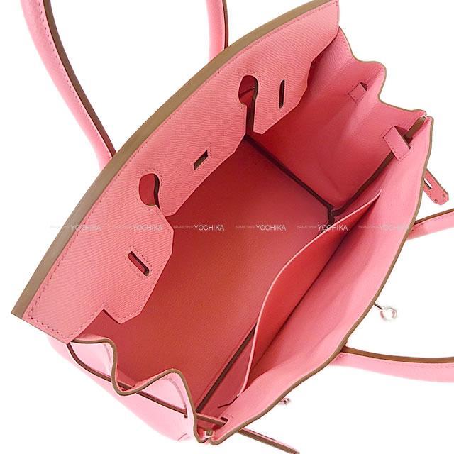 HERMES エルメス ハンドバッグ バーキン30 ローズコンフェッティ エプソン シルバー金具 新品