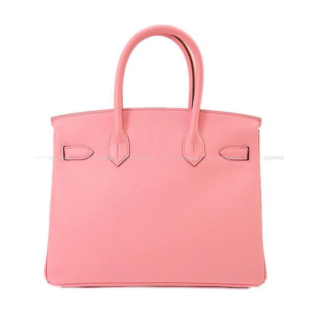 HERMES エルメス ハンドバッグ バーキン30 ローズコンフェッティ エプソン シルバー金具 新品