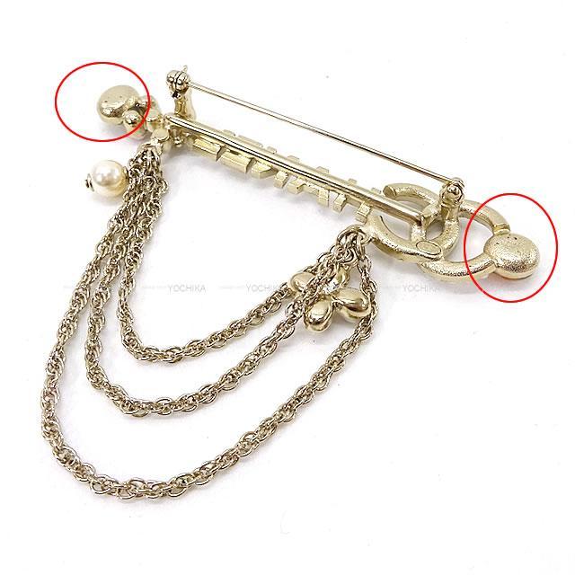 CHANEL シャネル パール&ラインストーン ココマーク パール ブローチ 新品未使用