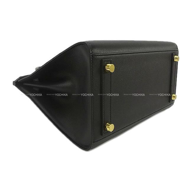 HERMES エルメス ハンドバッグ バーキン25 セリエ 外縫い 黒(ブラック) ヴォーマダム ゴールド金具 新品
