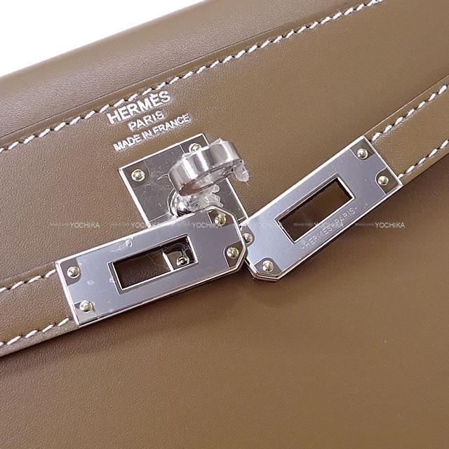 ケリー25 ハンドバッグ エトゥープ エルメス ケリー 25 内縫い 2WAY エトゥープ トゴ レディース バッグ