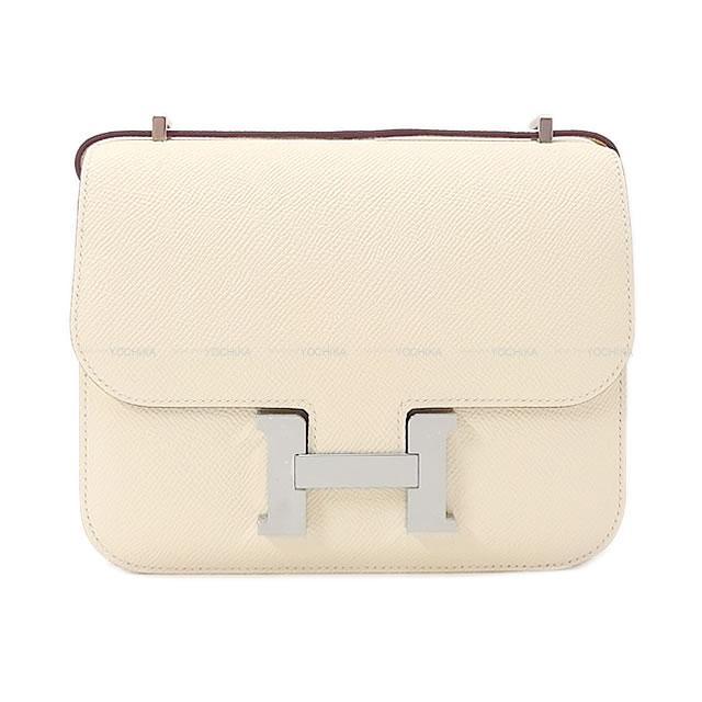 HERMES エルメス ショルダーバッグ コンスタンス3 ミニ 18 ナタ エプソン シルバー金具 新品