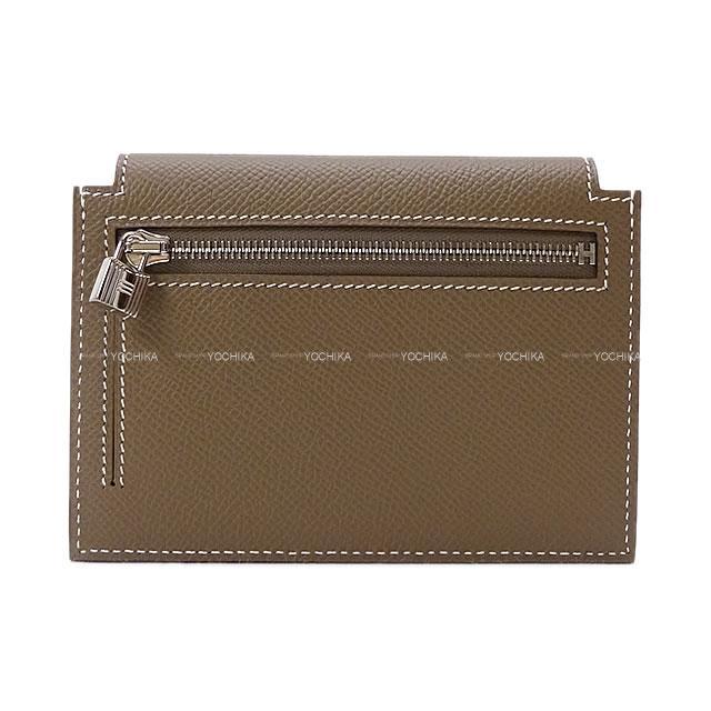 HERMES エルメス コンパクト 財布 "ケリー・ポケット" エトープ(エトゥープ)