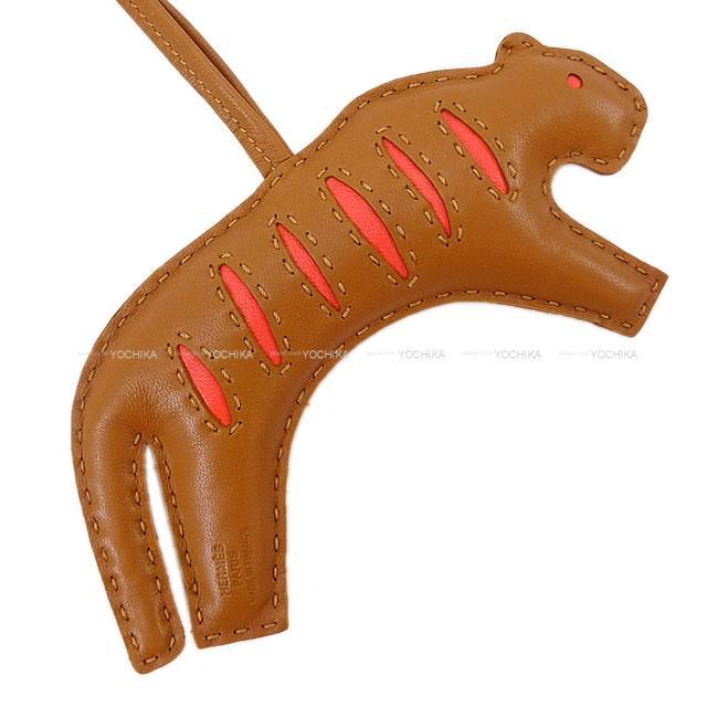 2020年 秋冬 新作 HERMES エルメス バッグチャーム "ルールー/Rooroo" ゴールド/ローズテキサス 新品