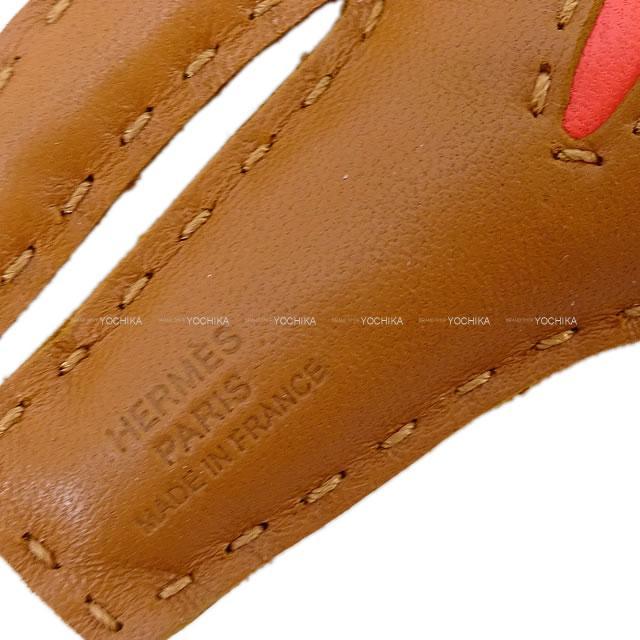 2020年 秋冬 新作 HERMES エルメス バッグチャーム "ルールー/Rooroo" ゴールド/ローズテキサス 新品