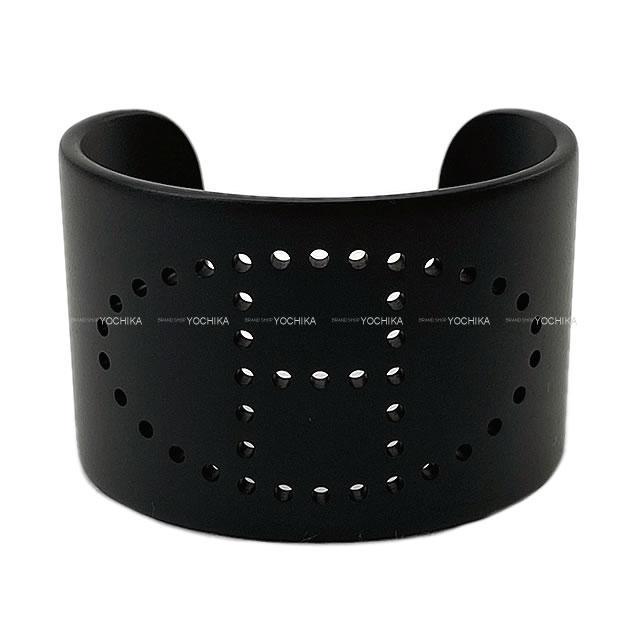 HERMES エルメス バングル カフ バングル エヴリン ノアールインテンス  