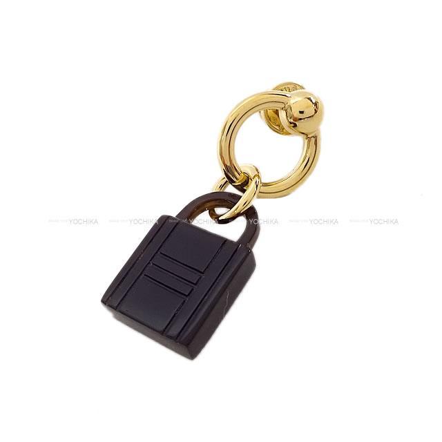 HERMES エルメス ピアス "アミュレット マロキニエ" カデナ&ケリー モチーフ バッファローホーン
