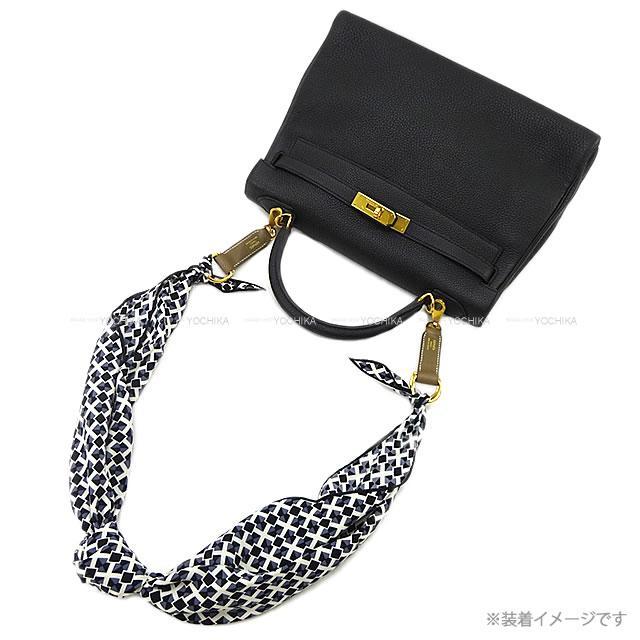 HERMES エルメス バンドリエール "アタッシュソワ" バッグストラップ エトープ(エトゥープ) エプソン
