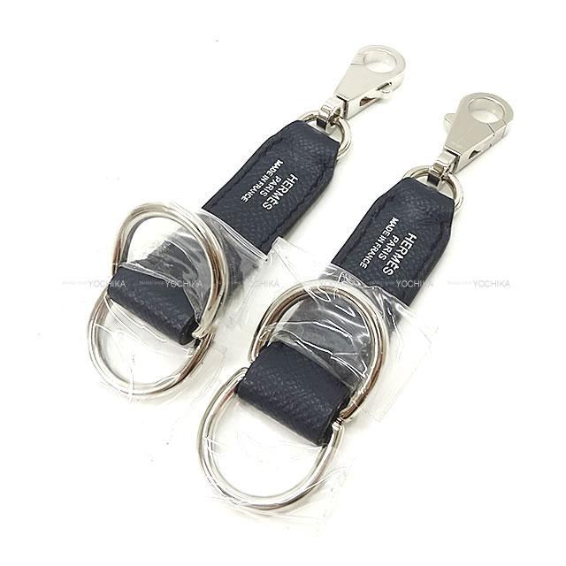 HERMES エルメス バンドリエール "アタッシュソワ" バッグストラップ ブルーインディゴ エプソン シルバー金具 新品