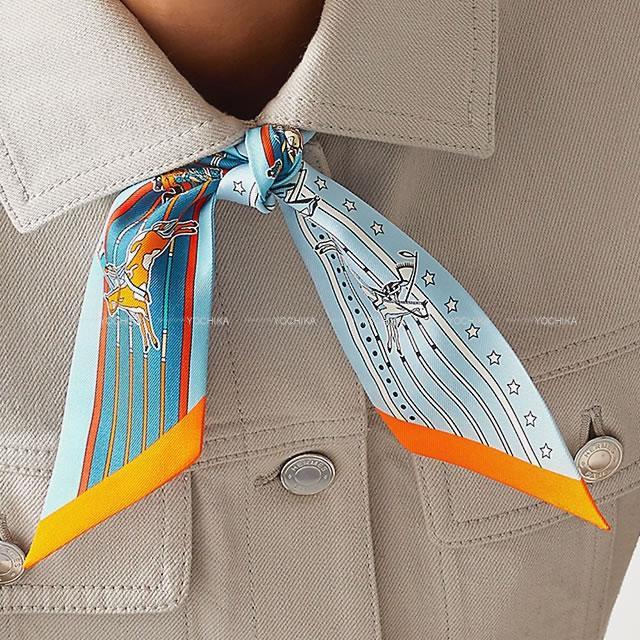 2020年 秋冬 新作 HERMES エルメス ツイリー スカーフ "パウニー族の首長" 新品