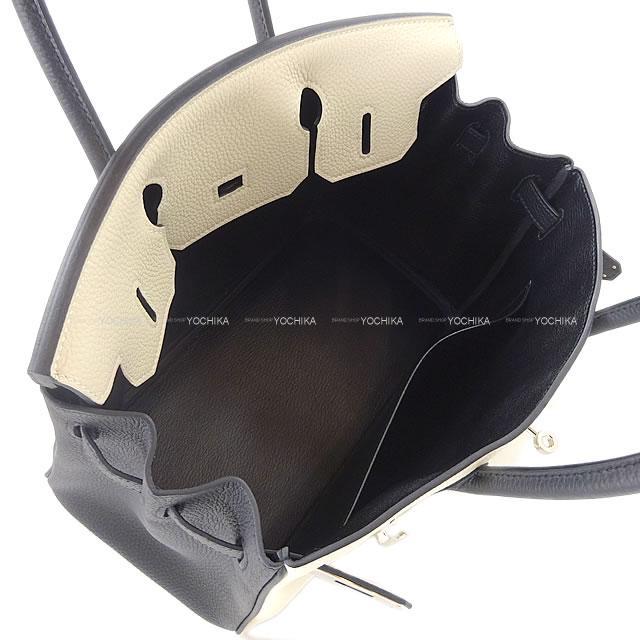 HERMES エルメス バーキン30 スペシャルオーダー クレ/黒 (ブラック) トゴ シルバー金具 展示新品