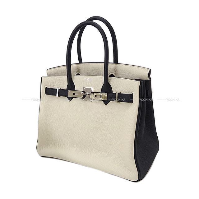 HERMES エルメス バーキン30 スペシャルオーダー クレ/黒 (ブラック) トゴ シルバー金具 展示新品