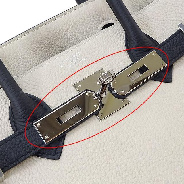 HERMES エルメス バーキン30 スペシャルオーダー クレ/黒 (ブラック) トゴ シルバー金具 展示新品