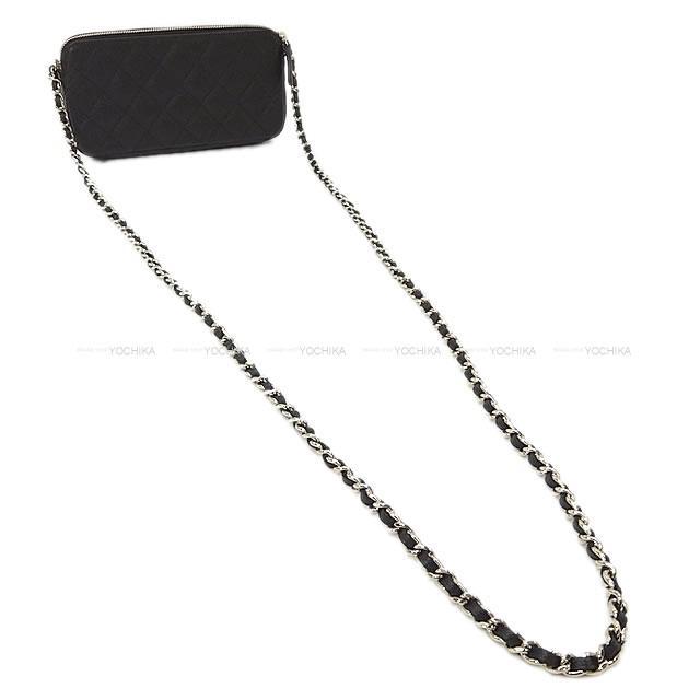 CHANEL シャネル マトラッセ ジップ チェーンウォレット ポシェット 黒(ブラック)/ボルドー A82527 新品未使用