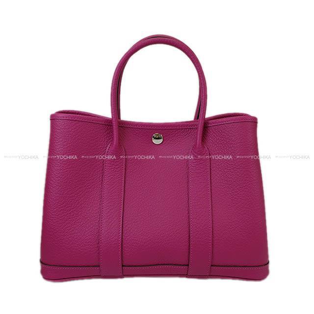 HERMES エルメス ハンドバッグ ガーデンパーティ 30 TPM ローズパープル ヴァッシュカントリー 展示新品