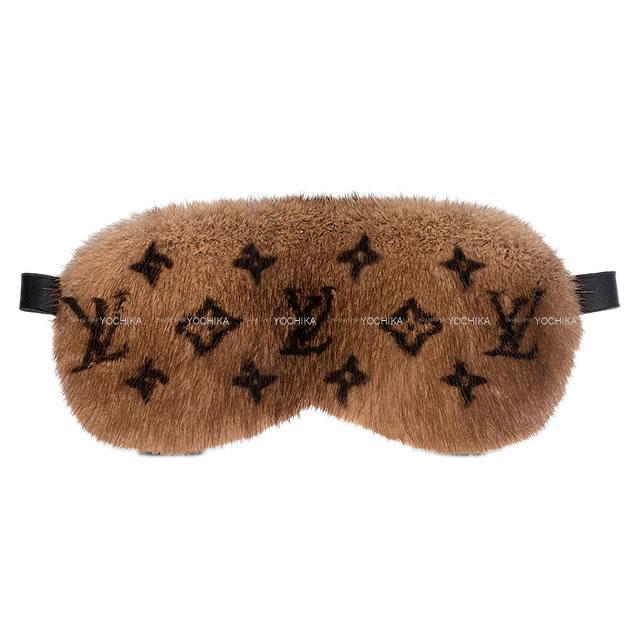 ルイ・ヴィトン アイマスク モノグラム ”マスク ソメイユ”  マロン ミンク GI0419 新品