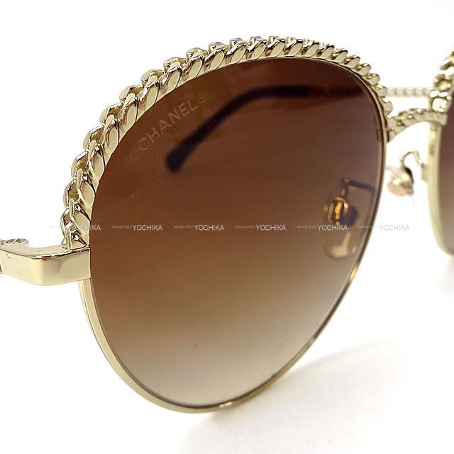 2019年 春夏 CHANEL シャネル チェーンアラウンド ココチェーン付き パントシェイプ サングラス 新品未使用