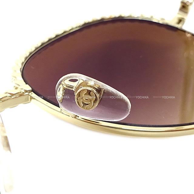2019年 春夏 CHANEL シャネル チェーンアラウンド ココチェーン付き パントシェイプ サングラス 新品未使用