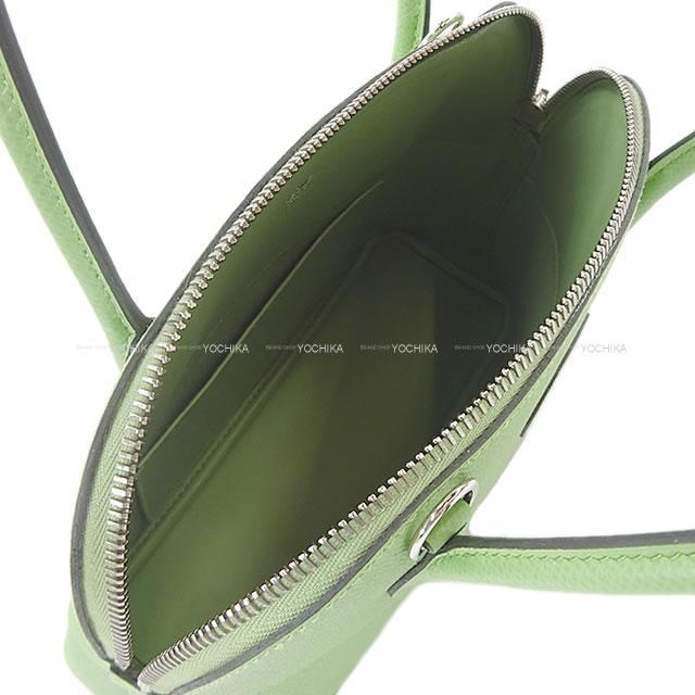 HERMES エルメス ショルダーバッグ ボリード27 ヴェールクリケット エプソン シルバー金具 新品