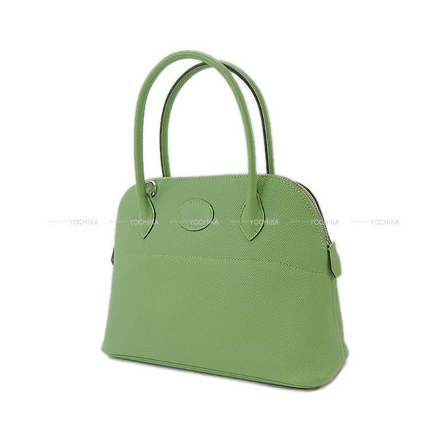 HERMES エルメス ショルダーバッグ ボリード27 ヴェールクリケット エプソン シルバー金具 新品