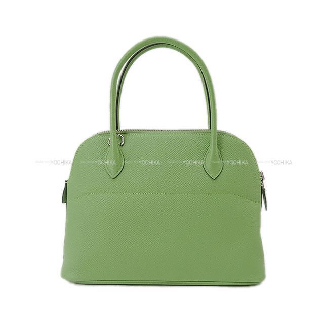 HERMES エルメス ショルダーバッグ ボリード27 ヴェールクリケット エプソン シルバー金具 新品