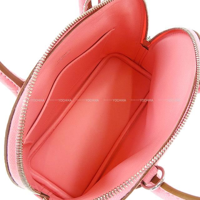 HERMES エルメス ショルダーバッグ ボリード 1923 ミニ ローズコンフェッティ シェーブル シルバー金具 新品未使用