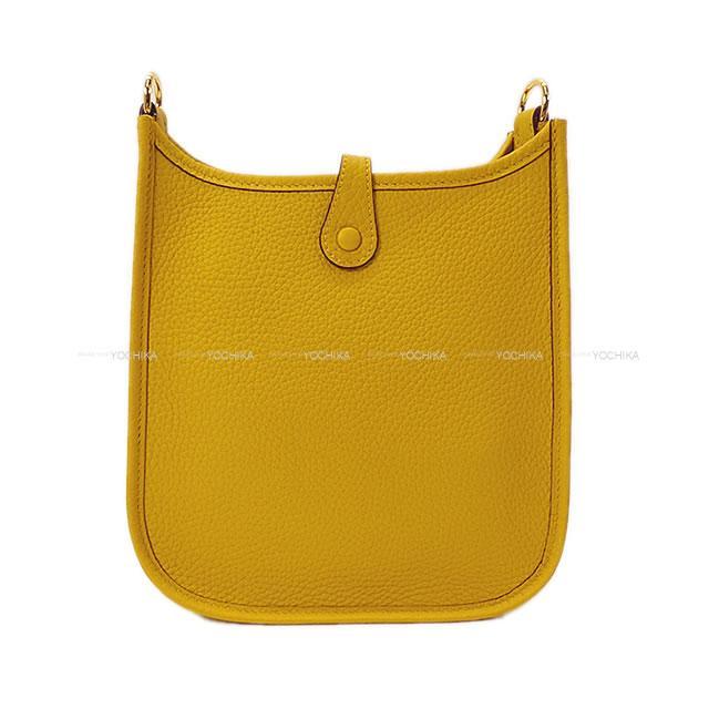 HERMES エルメス ショルダーバッグ ミニ エブリン エヴリン 16 TPM アマゾン ジョーヌアンブル トリヨン 新品