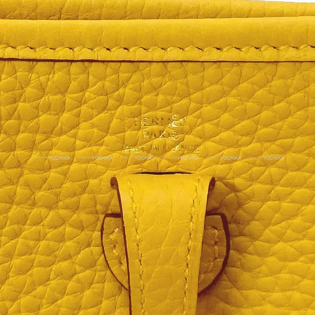 HERMES エルメス ショルダーバッグ ミニ エブリン エヴリン 16 TPM アマゾン ジョーヌアンブル トリヨン 新品