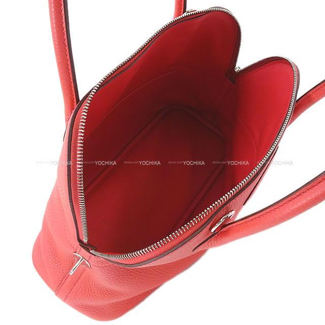 HERMES エルメス ハンドバッグ ボリード31 ブーゲンビリア トリヨン シルバー金具 展示新品