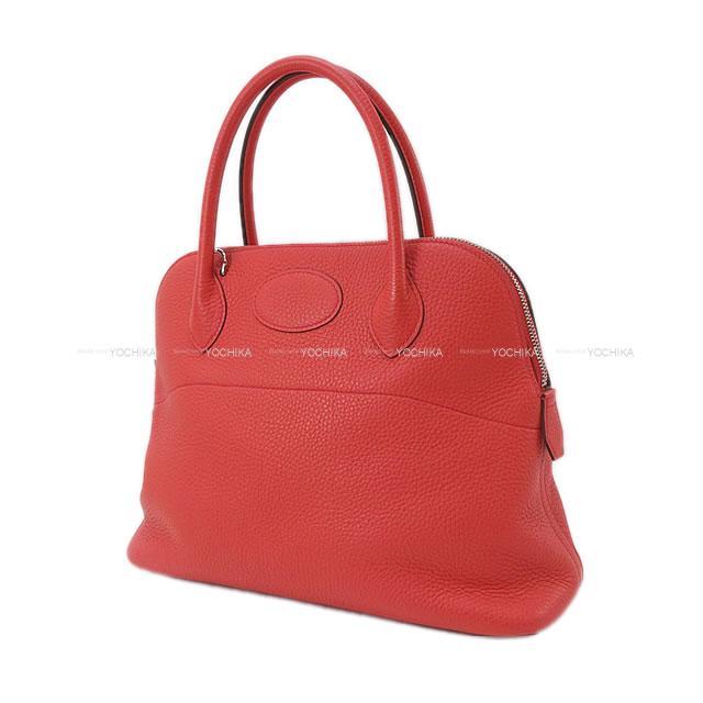 HERMES エルメス ハンドバッグ ボリード31 ブーゲンビリア トリヨン シルバー金具 展示新品