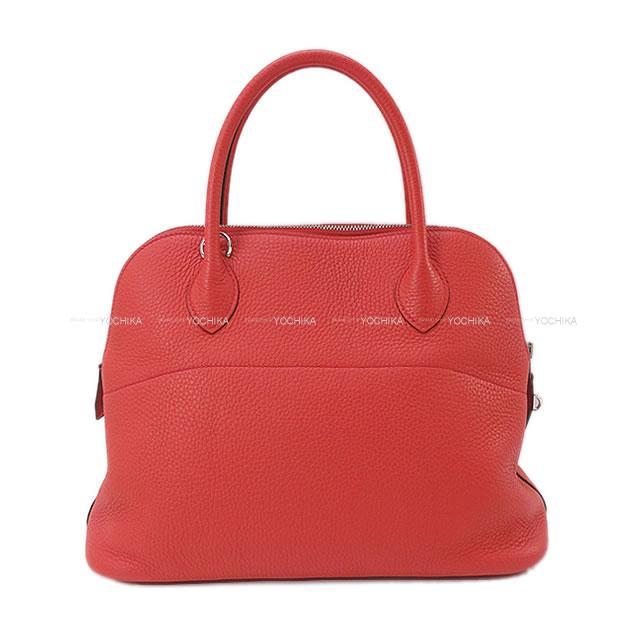 HERMES エルメス ハンドバッグ ボリード31 ブーゲンビリア トリヨン シルバー金具 展示新品