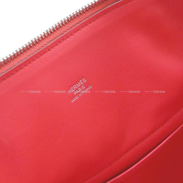 HERMES エルメス ハンドバッグ ボリード31 ブーゲンビリア トリヨン シルバー金具 展示新品