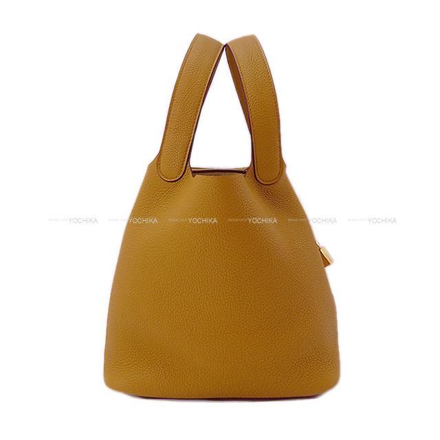 エルメス Hermes ピコタンロック22 MM ハンドバッグ 【超美品】 HERMES エルメス ピコタン ロック MM 22 トリヨン ライム