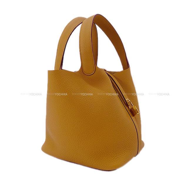 HERMES エルメス ハンドバッグ ピコタンロック 22 MM セサミ トリヨン ゴールド金具 新品