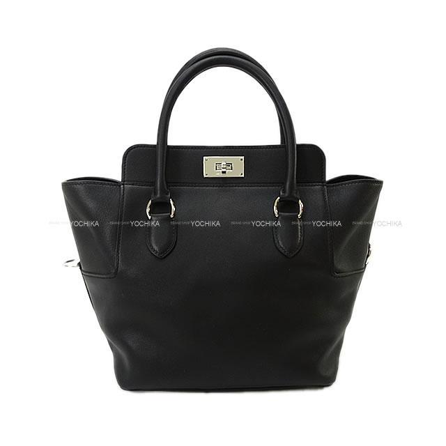 HERMES エルメス ハンドバッグ 2way バッグ ツールボックス 20 黒(ブラック) スイフト シルバー金具 新品未使用