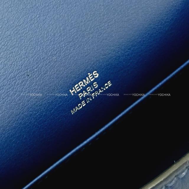 HERMES エルメス ハンドバッグバッグ ポシェットケリー ディープブルー スイフト シルバー金具 新品未使用