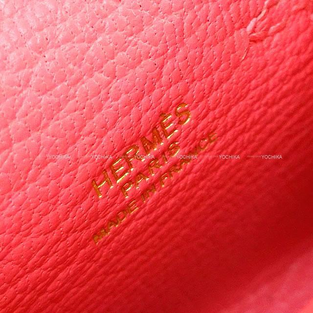 HERMES エルメス ミニミニ バッグチャーム ケリートゥイリー(ツイリー) ローズリップスティック タデラクト