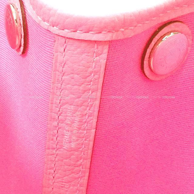 HERMES エルメス トートバッグ ガーデンパーティ 30 TPM ピンク