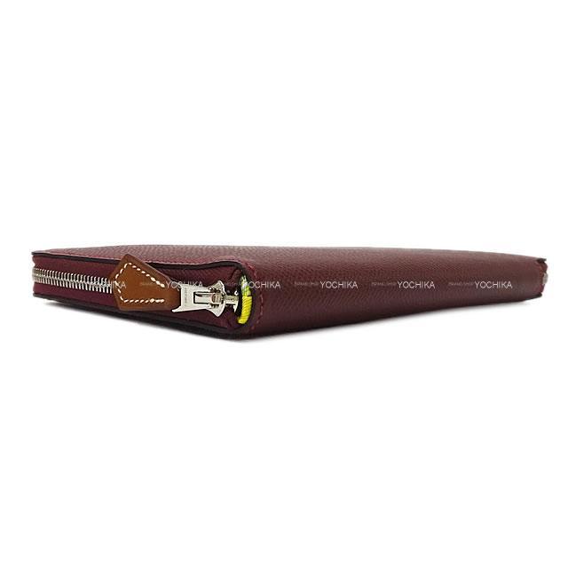 HERMES エルメス アザップ シルクイン 財布 "赤道直下" ルージュアッシュ/ジョーヌナプル 新品