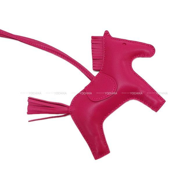 HERMES エルメス バッグチャーム ロデオ MM ローズメキシコ  