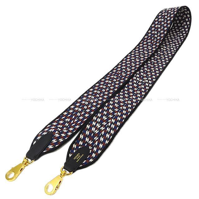 HERMES エルメス ショルダーストラップ "バンドリエール サングル ジグザグ" 105cm/5cm 新品