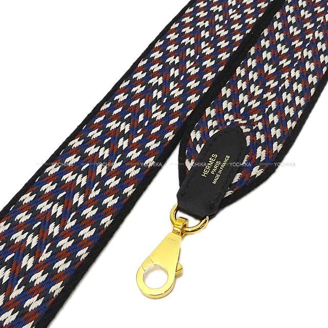 HERMES エルメス ショルダーストラップ "バンドリエール サングル ジグザグ" 105cm/5cm 新品