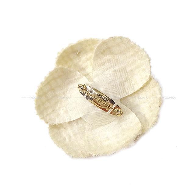 CHANEL シャネル バイカラー ツイード カメリア ココマーク コサージュ  