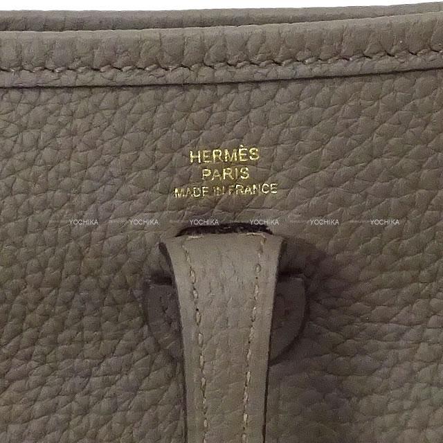 HERMES エルメス ショルダーバッグ ミニ エブリン エヴリン 16 TPM エタン トリヨン ゴールド金具 新品