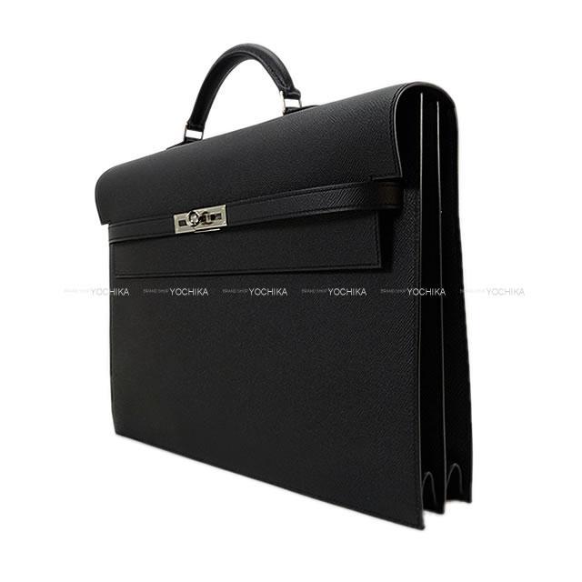 HERMES エルメス ブリーフケース "ケリーデペッシュ38" スペシャルオーダー 黒(ブラック) エプソン 新品