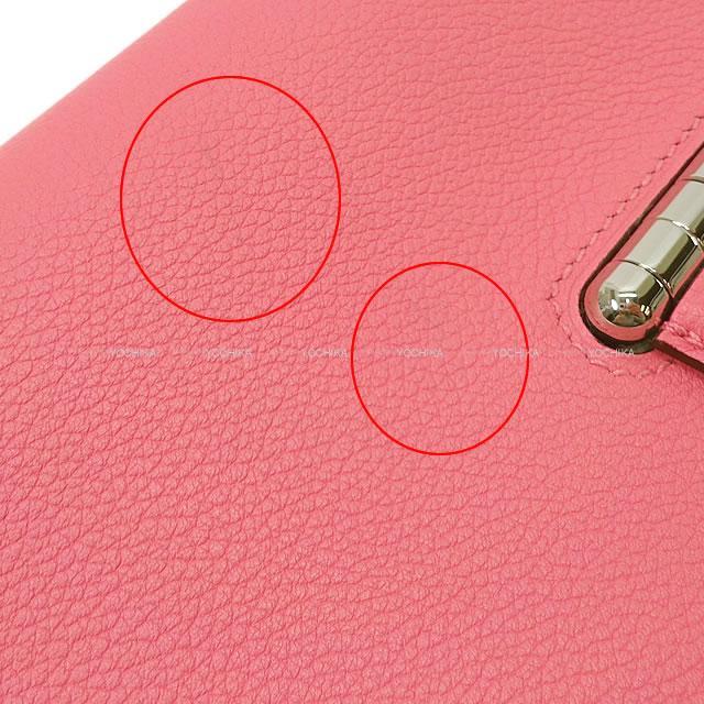 HERMES エルメス ショルダーウォレット "ミニ・コンヴォワイユール" SOLDES品 ローズリップスティック