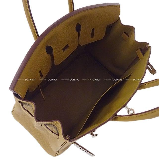 HERMES エルメス ハンドバッグ バーキン25 ブロンズドレ トゴ シルバー金具 新品
