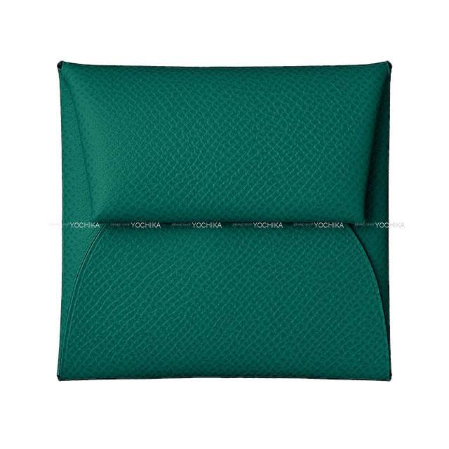 HERMES エルメス バスティア コインケース マラカイト エプソン シルバー金具 新品